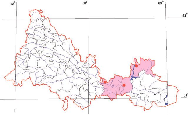 Распространение Вудсия эльбская, северная – Woodsia ilvensis (L.) R. Br.