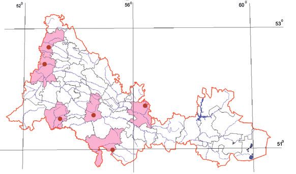 Распространение Лензитес Варньера – Lenzites warnieri Dur. & Mont