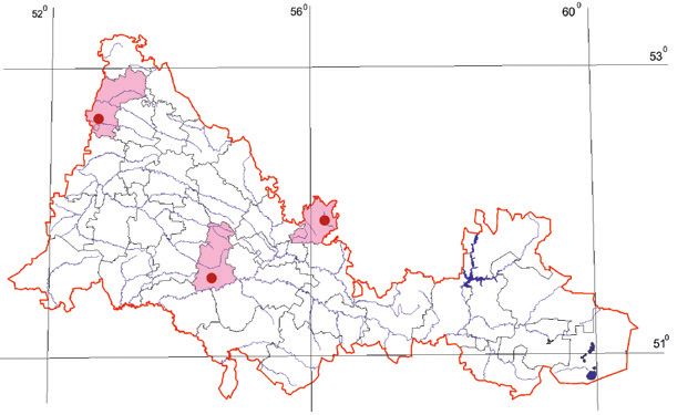 Распространение Саркодонция шафранная – Sarcodontia crocea (Schwein.: Fr.) Kotl.