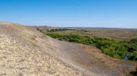Гора Змеиная (Ханская гора, Могила хана, Михайловская гора). Август 2021 года