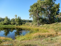 Озеро Круглое в пойме Урала