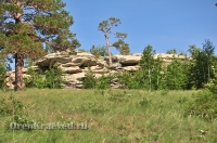 Карагайский бор и ущелье на реке Губерле