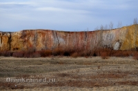 Обрыв Семицветка. Ноябрь 2012 года