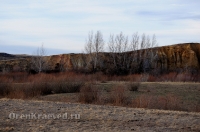 Обрыв Семицветка. Ноябрь 2012 года