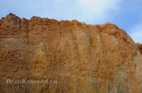 Обрыв Семицветка. Ноябрь 2012 года