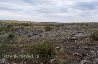 Карстовое поле и мраморный лог у Юбилейного. Июль 2012 года