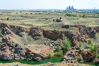 Аккермановский отработанный никелевый карьер. Июнь 2023 года