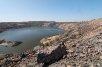 Геологический разрез Гайского колчеданного месторождения (в отработанном карьере № 2). Июль 2015 года