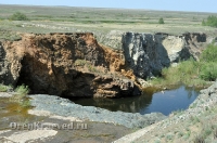 Проран-водосброс Кумакского водохранилища