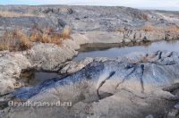 Мраморный плес реки Каменки (озеро Холодное). Ноябрь 2012 года