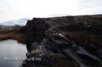 Мраморный плес реки Каменки (озеро Холодное). Ноябрь 2012 года