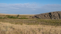 Большой Кульминский утес на реке Малой Караганке. Сентябрь 2021 года