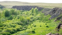 Усть-Карабутакские утесы на Кумаке. Май 2021 года