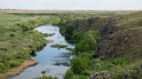 Усть-Карабутакские утесы на Кумаке. Май 2021 года