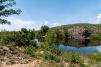 Иссергужинские утесы на реке Кумак