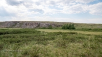 Кызкольский мраморный утес на реке Кумыстюбе. Июнь 2021 года