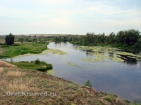 Утес на реке Урал в Скалистом (Скалистый Яр)
