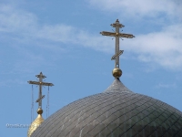 Храм апостола Иоанна Богослова села Чёрный Отрог. Июль 2010 года