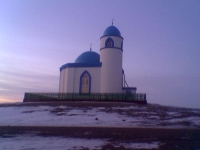Мечеть в селе Кусем. Январь 2006 года