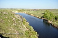 Река Камсак (Камсакты). Май 2012 года
