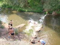 Водопады на реке Янгиз