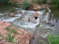 Водопады на реке Янгиз