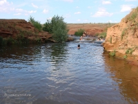Водопады на реке Янгиз