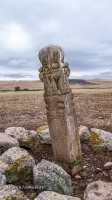 Кладбище Кызаулер с тремя стелами-кулпытасами