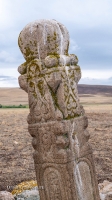 Кладбище Кызаулер с тремя стелами-кулпытасами