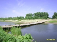 Понтонный мост через Илек у села Покровка