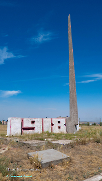 Обелиск защитникам Орска в 1918 году. Июнь 2019 года