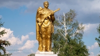 Памятник солдату с. Гавриловка. Июль 2021 года
