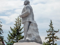 Памятник В.И. Ленину с. Сакмара. Июль 2023 года