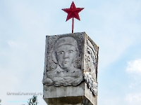 Памятник п. Уранбаш. Июль 2023 года