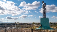Памятник солдату победителю в Великой Отечественной войне с. Бриент. Сентябрь 2021 года