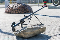 Мемориал героев Великой Отечественной войны п. Домбаровский. Апрель 2023 года