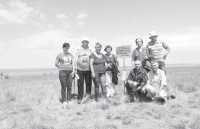 Установка памятного знака на Астрономическом холме