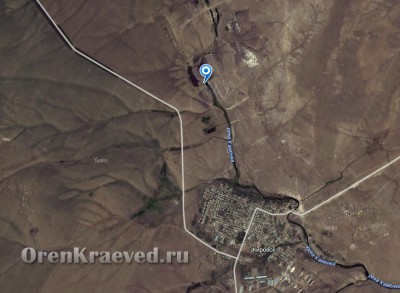 Мраморный плес реки Каменки (озеро Холодное)