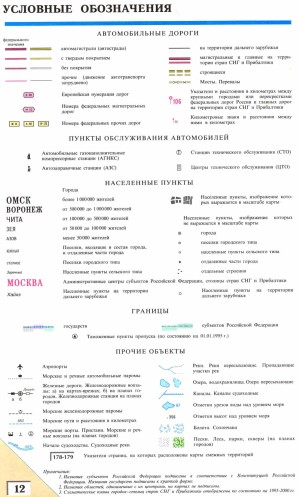 Условные обозначения