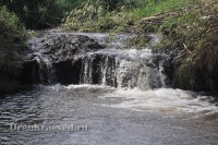 Водопад на реке Усолке близ села Комиссарово